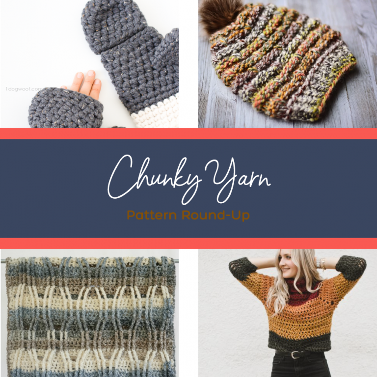 a collection of crocheted items for round up