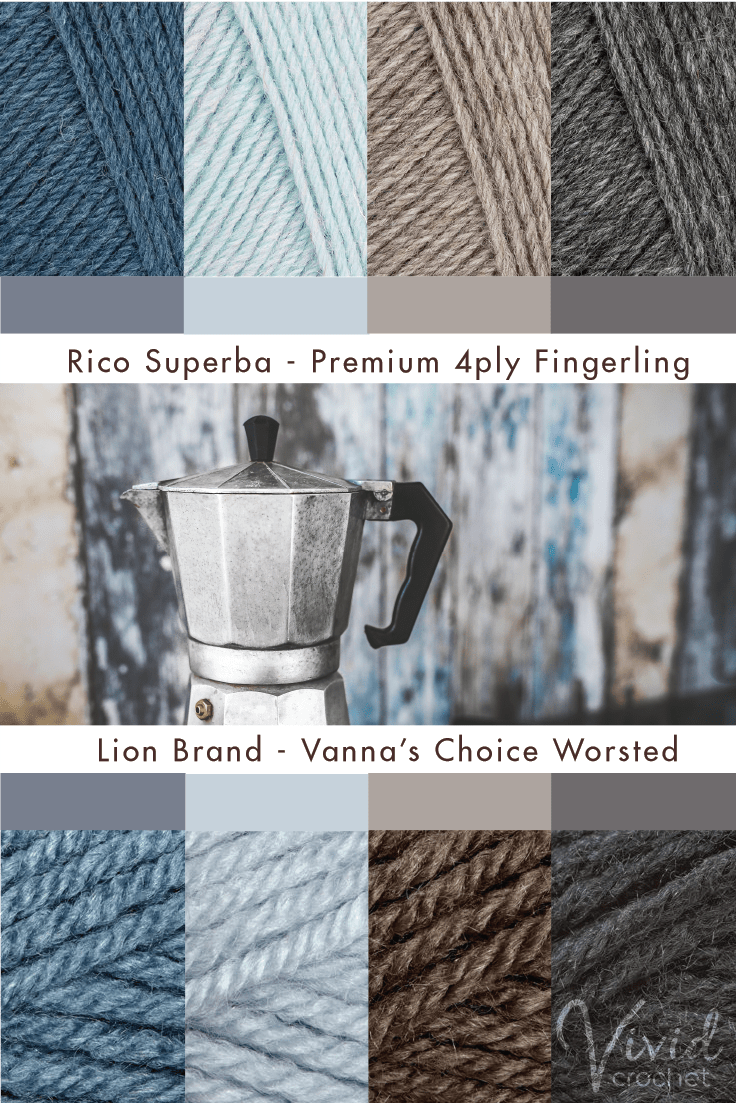 Vanna's Choice Yarn Silver Blue