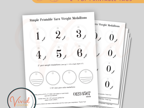 yarn weight medallions